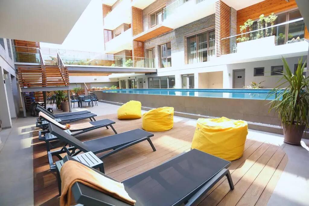 Luxury Apartment At Corniche , Seaview Close Beach Casablanca Eksteriør billede